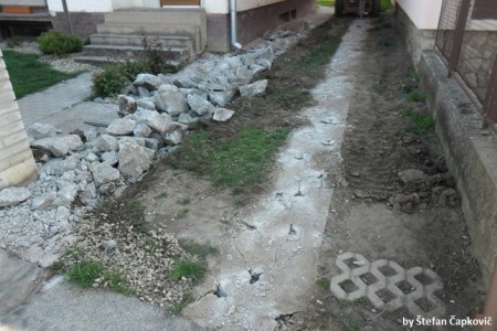 Okolie RD Trnava-Modranka pred realizáciou